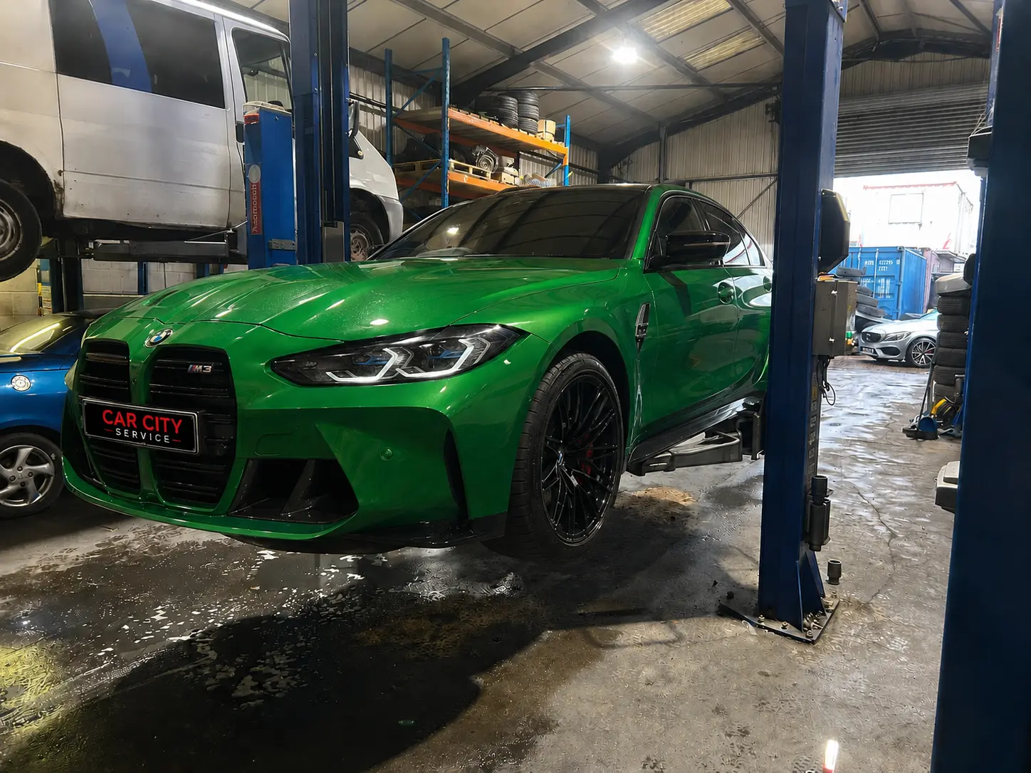 Green BMW M3